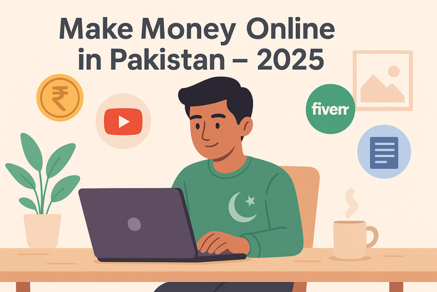 Pakistani freelancer working online to earn money