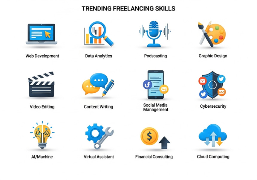 Top freelancing skills in 2025 for global career growth.